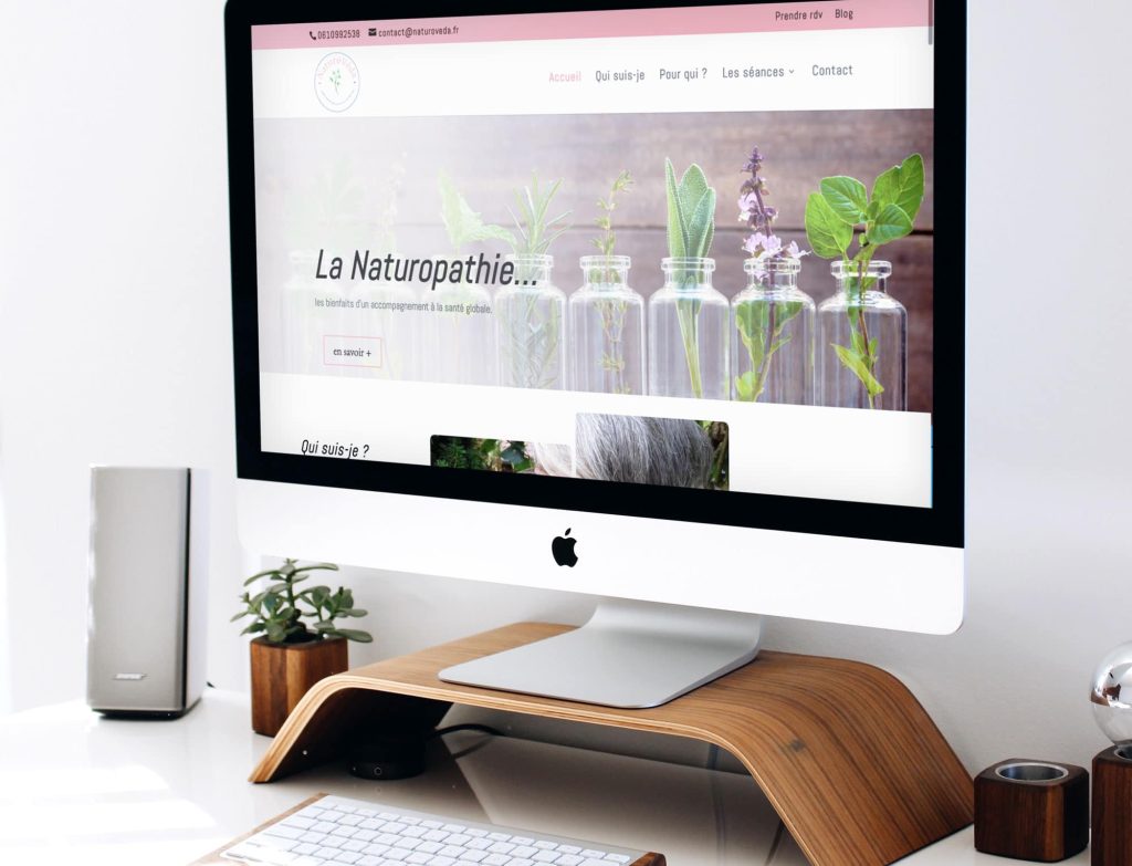 Création de Site Web pour NaturoVeda Naturopathe à Haguenau